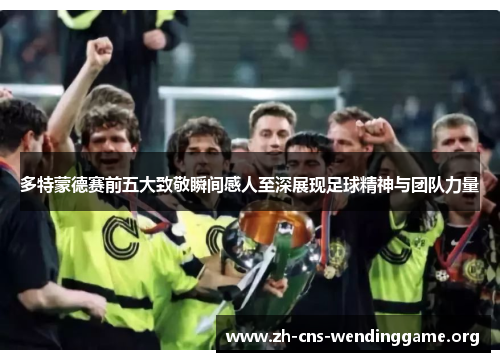 多特蒙德赛前五大致敬瞬间感人至深展现足球精神与团队力量 多特蒙德赛前五大致敬瞬间感人至深展现足球精神与团队力量